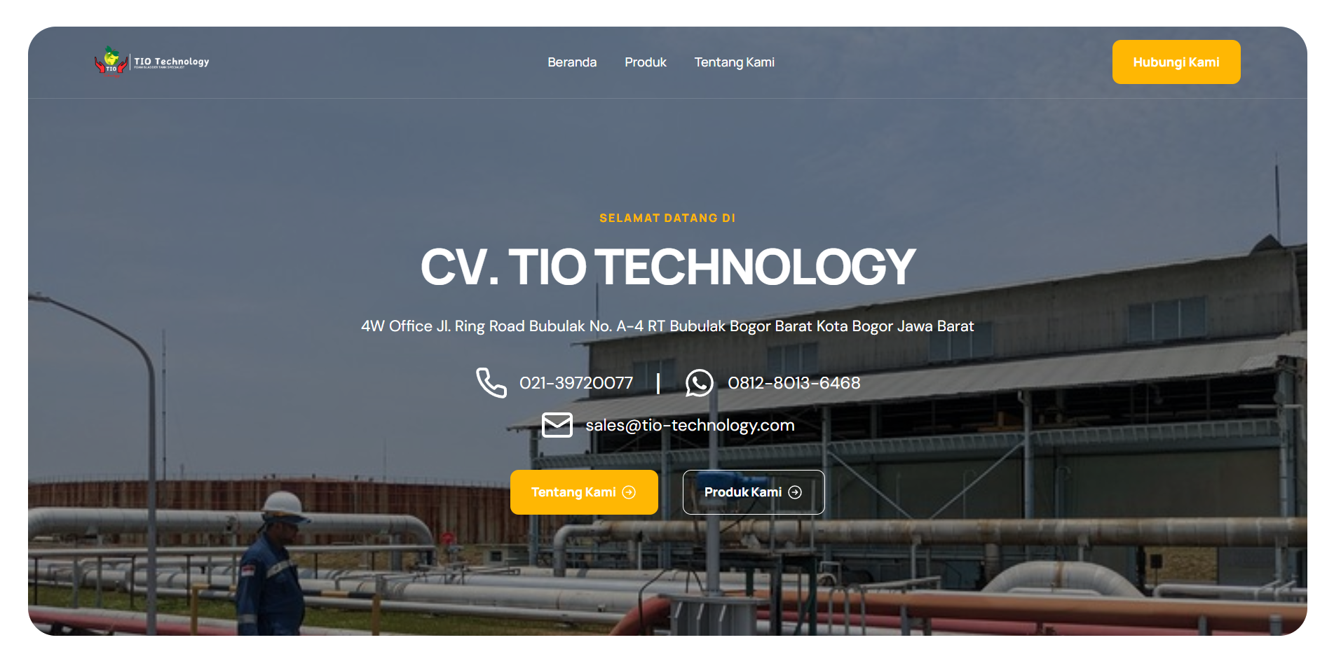 CV. TIO Technology — Company Profile Industri